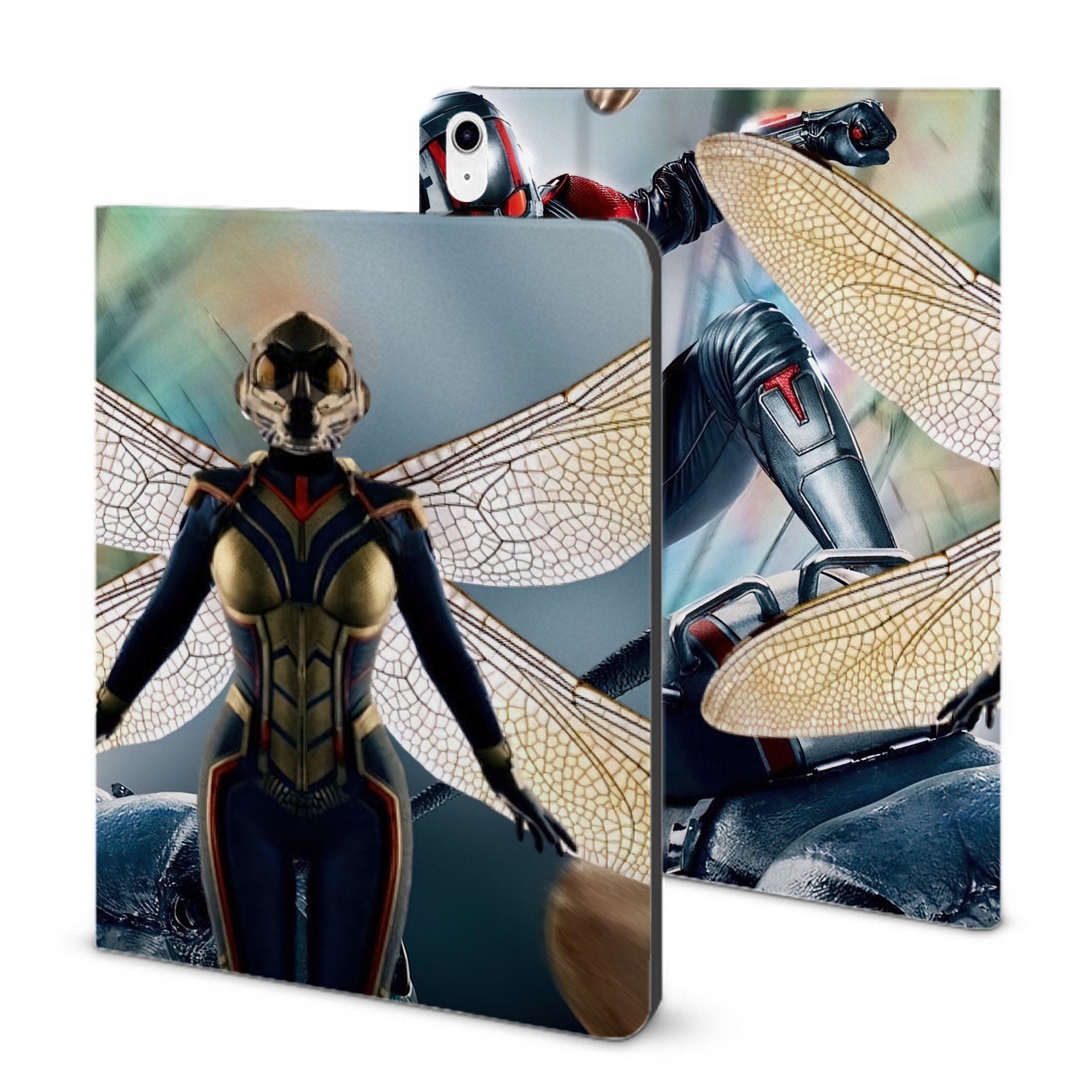 （画像用） アベンジャーズ The Avengers IPad ケース ブック型 PUレザー TPU 耐衝撃 軽量 薄型 ペン収納なし 全面保護 IPad 各モデル対応